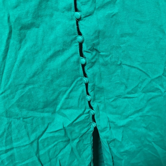 Green Button-Down midi Dress - Picture 4 of 9